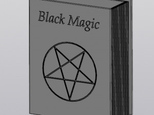 Vase Penholder Black Magic book Model do druku 3D