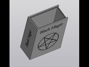 Vase Penholder Black Magic book 3D-printmodel