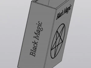 Vase Penholder Black Magic book 3D Print Model
