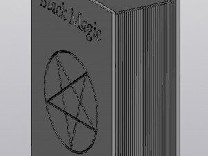 Vase Penholder Black Magic book 3D-printmodel