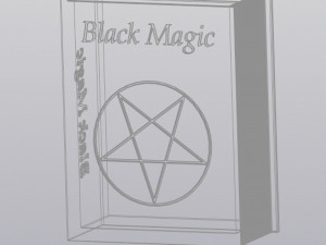 Vase Penholder Black Magic book 3D-printmodel