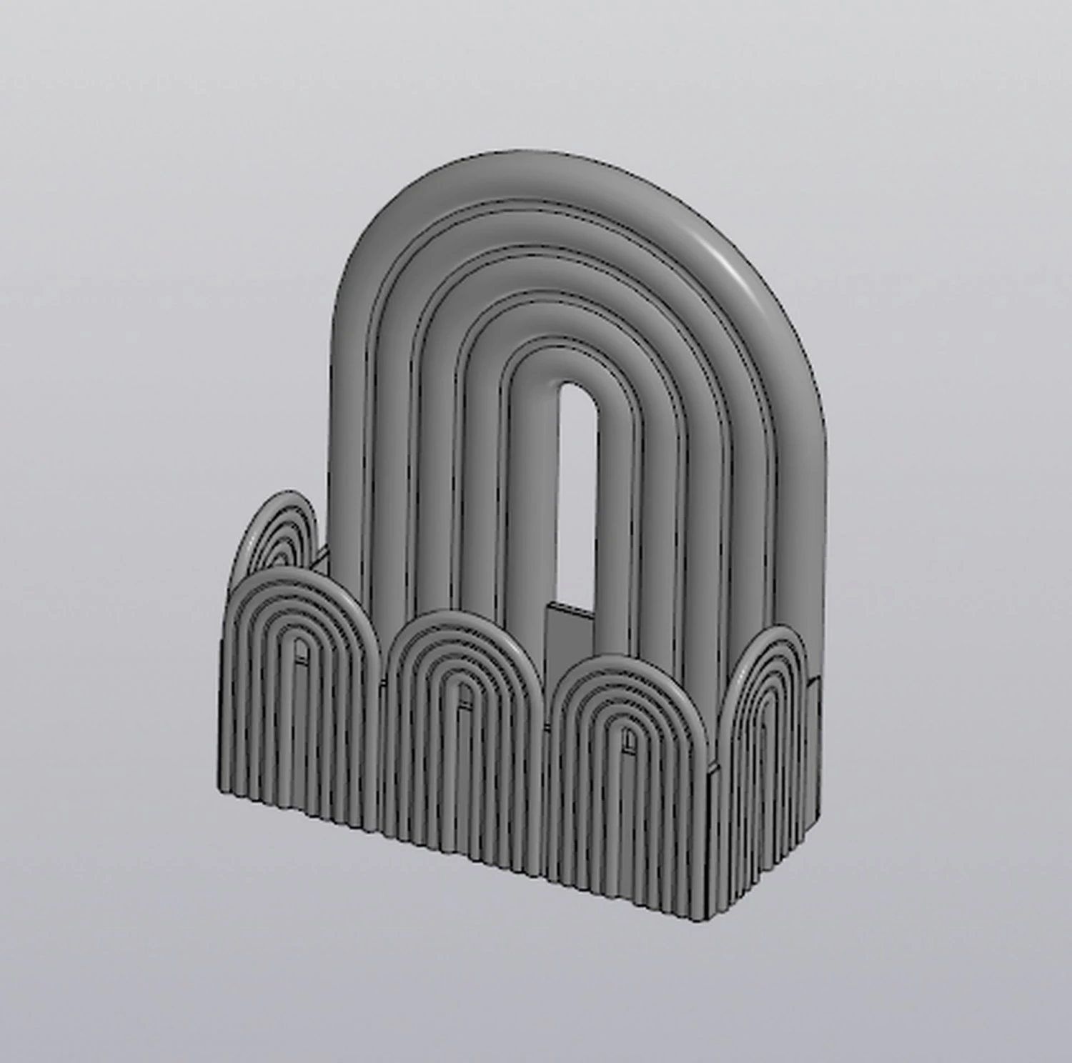 Rainbow Holder for small things 3D Print Model .c4d .max .obj .3ds .fbx .stl .blend 