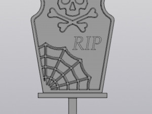 Tombstone Planter Decoration 3D 打印模型
