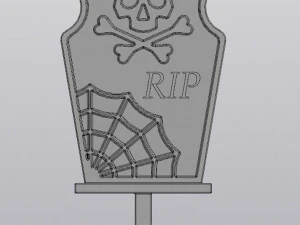 Tombstone Planter Decoration 3D Print Model