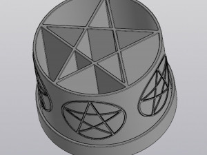 Pentagram planter 3Dプリントモデル