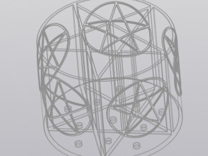 Pentagram planter 3D-printmodel