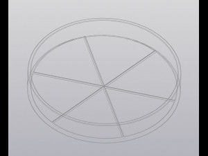 Pentagram planter 3D-printmodel