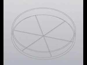 पेंटाग्राम प्लांटर 3D प्रिंट मॉडल