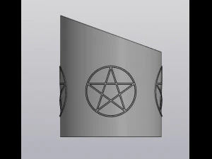 Pentagram penholder 3D Print Model