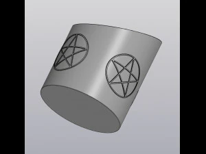Pentagram penholder 3D Print Model