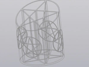 Pentagram penholder 3D Print Model