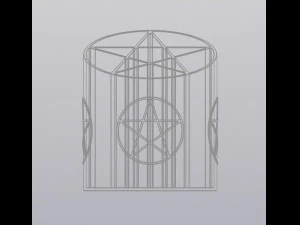 Pentagram penholder 3D Print Model