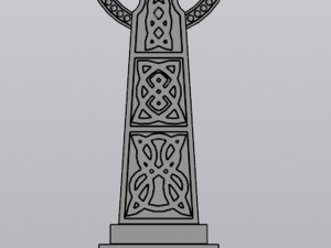 Celtic cross Planter Decoration 3D Print Model