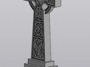 Celtic cross Planter Decoration 3D प्रिंट मॉडल