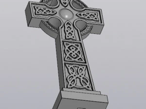 Celtic cross Planter Decoration 3D Print Model