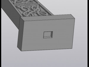 Celtic cross Planter Decoration 3D प्रिंट मॉडल