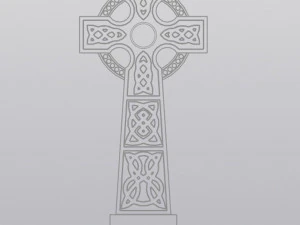 Celtic cross Planter Decoration 3D Print Model