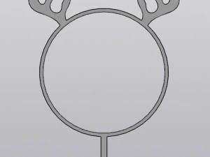 Trellis Deer Planter Decoration 3D Print Model