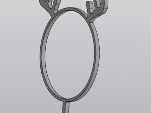 Trellis Deer Planter Decoration 3D Baskı Modeli