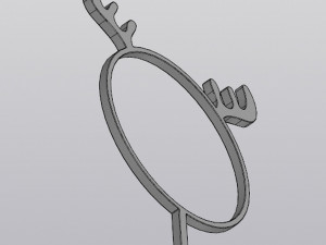 Trellis Deer Planter Decoration 3D Baskı Modeli