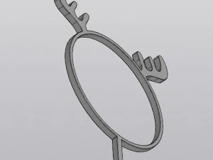 Trellis Deer Planter Decoration 3D Print Model