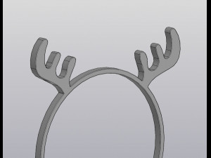 Trellis Deer Planter Decoration 3D Baskı Modeli