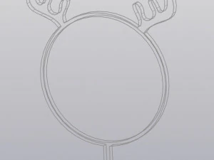 Trellis Deer Planter Decoration 3D Print Model