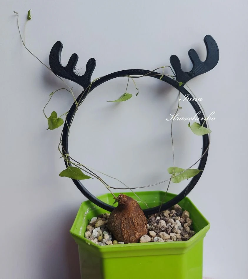 Trellis Deer Planter Decoration 3D Print Model .c4d .max .obj .3ds .fbx .stl .blend 