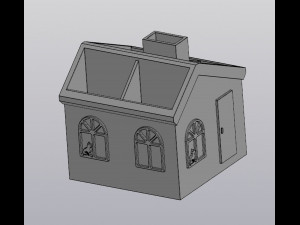 Penholder Organizer House Modelo de impresión 3D