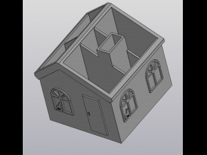 Penholder Organizer House Modelo de impresión 3D