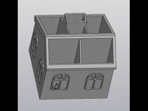 Penholder Organizer House Modelo de impresión 3D