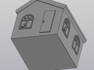 Penholder Organizer House Modelo de impresión 3D
