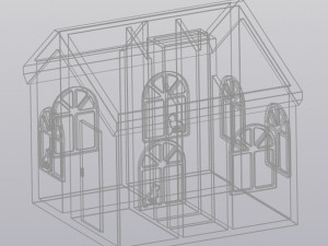 Penholder Organizer House Modelo de impresión 3D