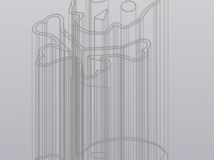 Skull and Bones Penholder 3Dプリントモデル