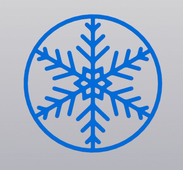 Set 2 Cup coaster Snowflake 3D Принт Модель .c4d .max .obj .3ds .fbx .stl .blend 