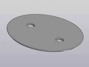 Cup coaster Yin Yang 3D Baskı Modeli