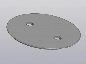Cup coaster Yin Yang 3D Print Model