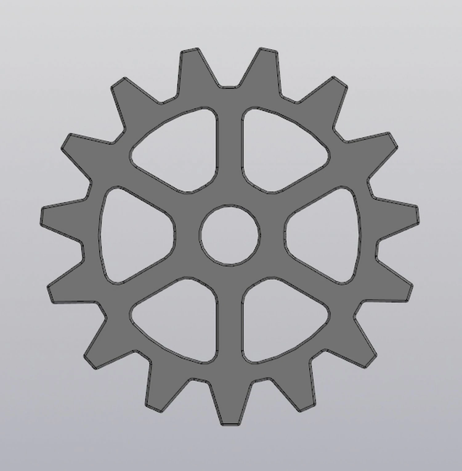 Cup coaster Gear 3D Print Model .c4d .max .obj .3ds .fbx .stl .blend 