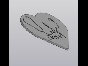 Cup coaster Doctor Modelo de impresión 3D
