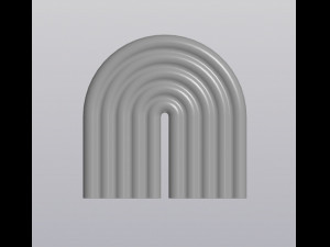 Cup coaster Rainbow 3D-printmodel
