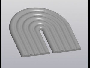 Cup coaster Rainbow 3D-printmodel
