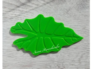 Onderzetter Alocasia blad 3D printmodel