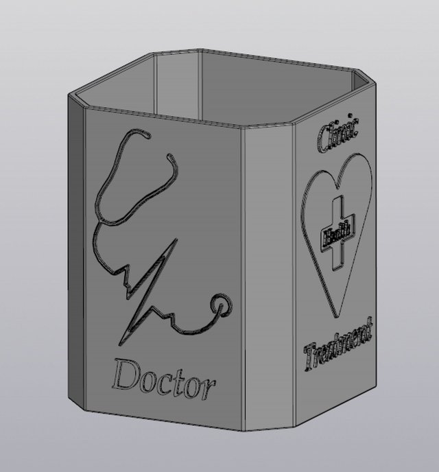Doctor Penholder Modelo de impresión 3D .c4d .max .obj .3ds .fbx .stl .blend 