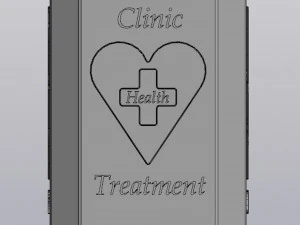 Doktor-Federhalter 3D Druckmodell