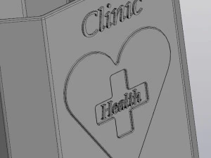 Doktor-Federhalter 3D Druckmodell