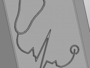 Doktor-Federhalter 3D Druckmodell