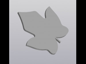 Cup coaster Ivy leaf Modelo de impresión 3D