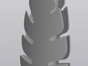 Vase Feuille de Philodendron Modèles 3D en vedette