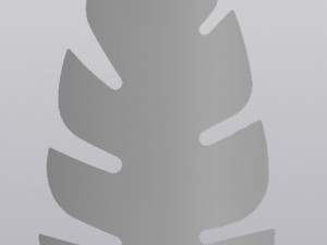 Vase Philodendron leaf 3D प्रिंट मॉडल