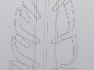 Vase Philodendron leaf 3D प्रिंट मॉडल